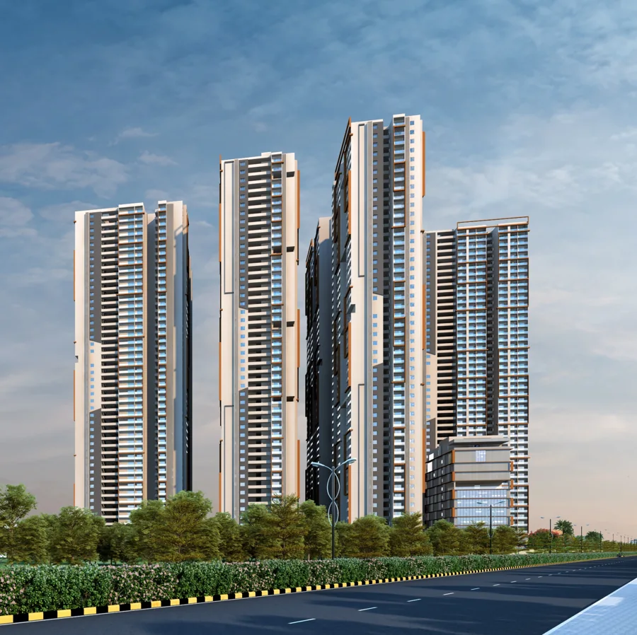 Lakescape architectural view