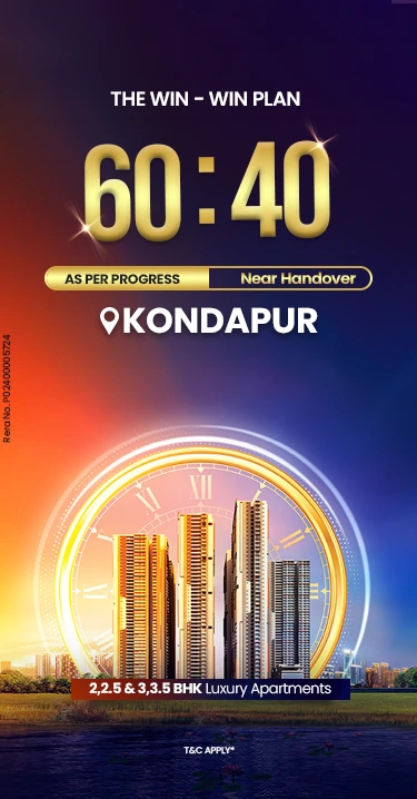 3 Bhk Luxury Gated Community Kondapur near Hitech City